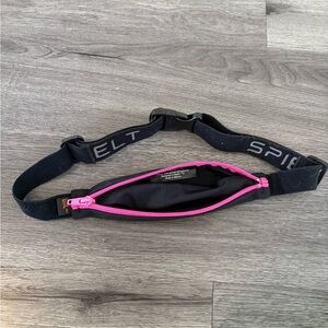 Spibelt Black Belt with Pink Zipper